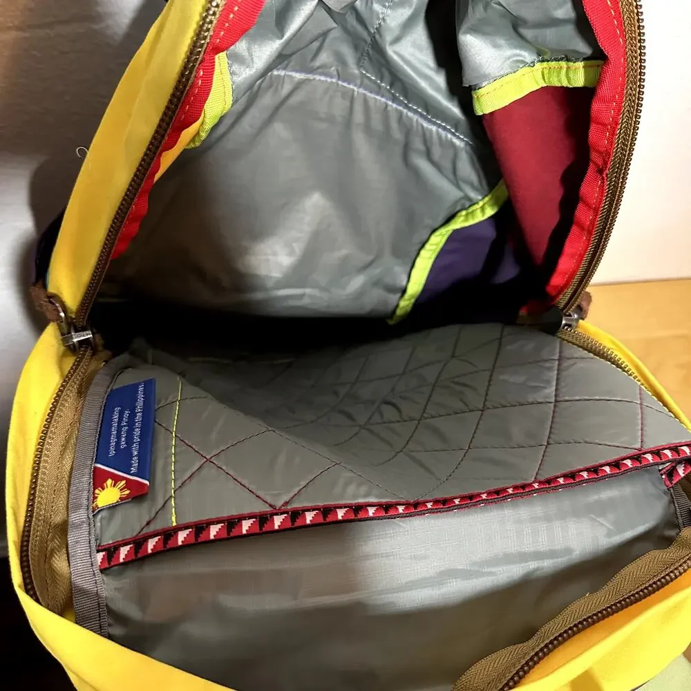 Cotopaxi Backpack Adjustable Strap Multi-Compartment Colorblock Multicolor